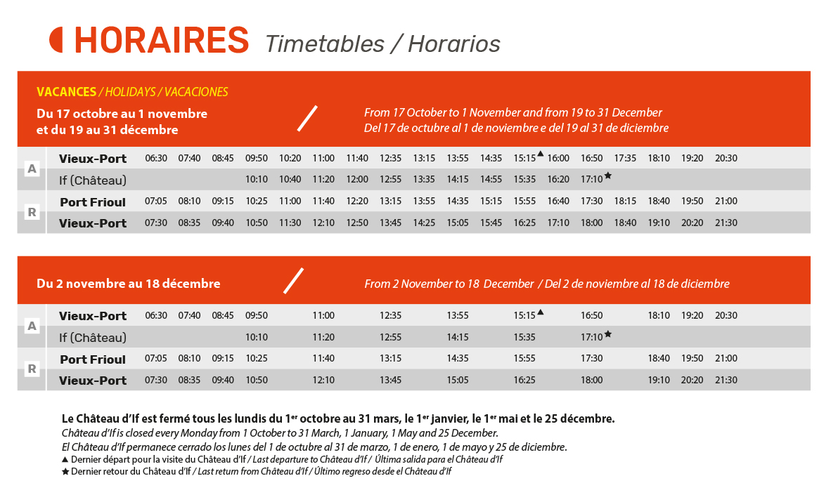 Grille horaire